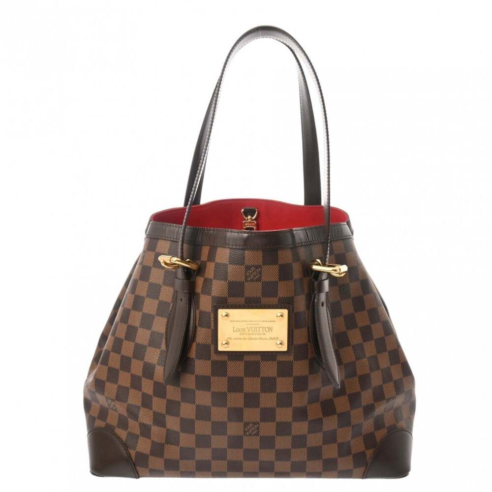 LOUIS VUITTON Brown Damier Canvas Tote Bag - Picture 2 of 11